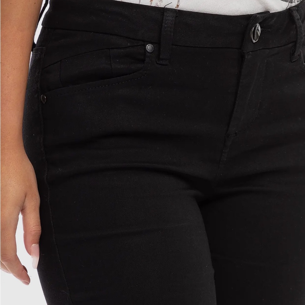 1822 Denim Black Mid-Rise Skinny - Picture 5 of 5